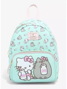 LOUNGEFLY HELLO KITTY X PUSHEEN Mini Backpack Sanrio Milk SHIPS FREE NWT