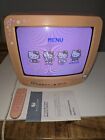 Hello Kitty Pink 13" Vintage CRT Retro Game TV HK TV13 2002 W/ Remote & Manual