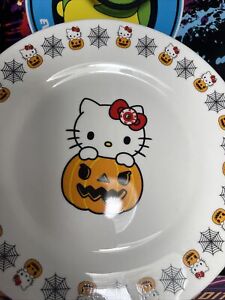 SANRIO X Pumpkin Hello Kitty Halloween Plate ?( Set Of 4)