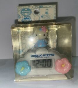 Vintage 2001 Sanrio Hello Kitty Mini Alarm Clock With Light.