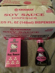 Expired Kikkoman Limited Edition Hello Kitty Soy Sauce 5oz Box and SHIPPING Box