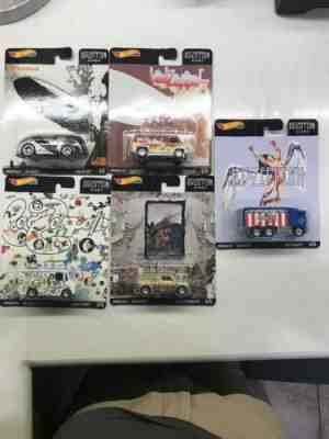 2020 HOT WHEELS POP CULTURE LED ZEPPELIN SET OF 5 - NEW
