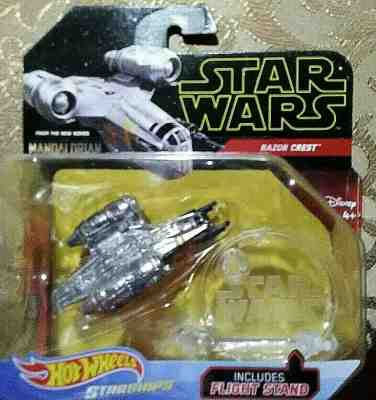 2018-Hot Wheels-Star Wars From The Series Mandalorian Razor Crest-1:64 NEW-RARE