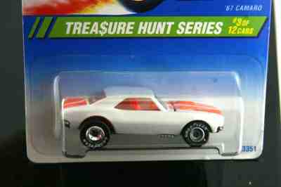 RARE SILVER HUB Hot Wheels 1995 Treasure Hunt  '67 Camaro   #3 of 12 RARE SILVER