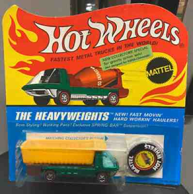 Hot Wheels Redlines The Heavyweights Dump Truck SALESMAN SAMPLE CANADA Unpunched