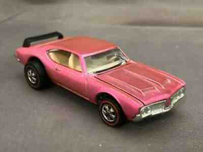 Hot Wheels Redline 1971 US Hot Pink OLDS 442 White Interior Ultra Rare Stunner!!