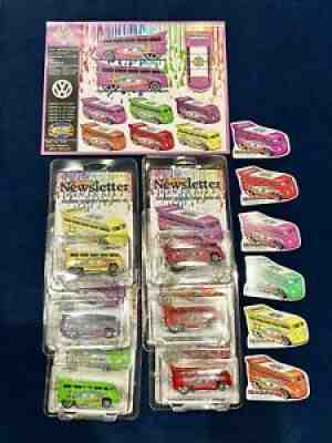 2021 LA Hot Wheels 35th Convention Newsletter Drag Bus Complete Set w/ E-Sheet