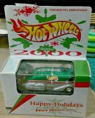Hot Wheels Mattel Employee Christmas Holiday 2000 Rocket Oil Fuel Tanker Sealed