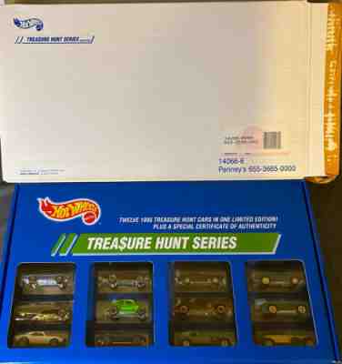 1995,1996,1997 HotWheels Treasure Hunt Sets With Original Jc Penneyâ??s Boxâ??s