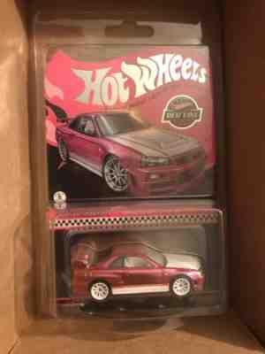 Hot Wheels Nissan Skyline GT-R BNR34 RLC R34 Ready To Ship!!