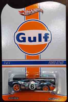 Hot Wheels RLC Ford GT40 Gulf #3532/4000 Redline Club Real Riders Metal/Metal