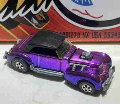 THE COOLEST REDLINE Hot Wheels US Classic Cord Original Purple Fade To BERRY