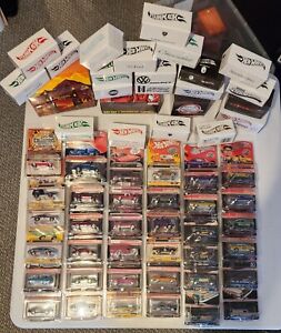 HUGE HOT WHEELS RLC HOARD OF 60: SKYLINES MUSTANGS GASSERS MERCEDES & MANY MORE