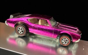 Hot Wheels Redline Olds 442 Metallic Magenta Original   Very Nice 442!