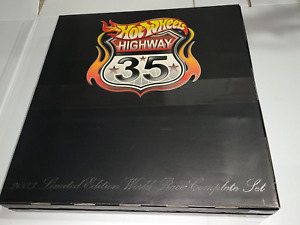 2003 Hot Wheels Highway 35 World Race RLC 36 Car Set w/Real Riders & Chase