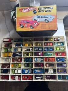 1969 Redline Hotwheel 48 Car Lot - As Is Original Case And 4 Trays
