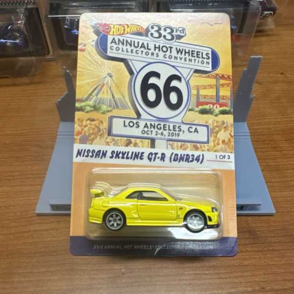 2019 Hot Wheels Nissan SKYLINE GT-R (BNR34) 33rd Annual Convention LOW #00029!!!