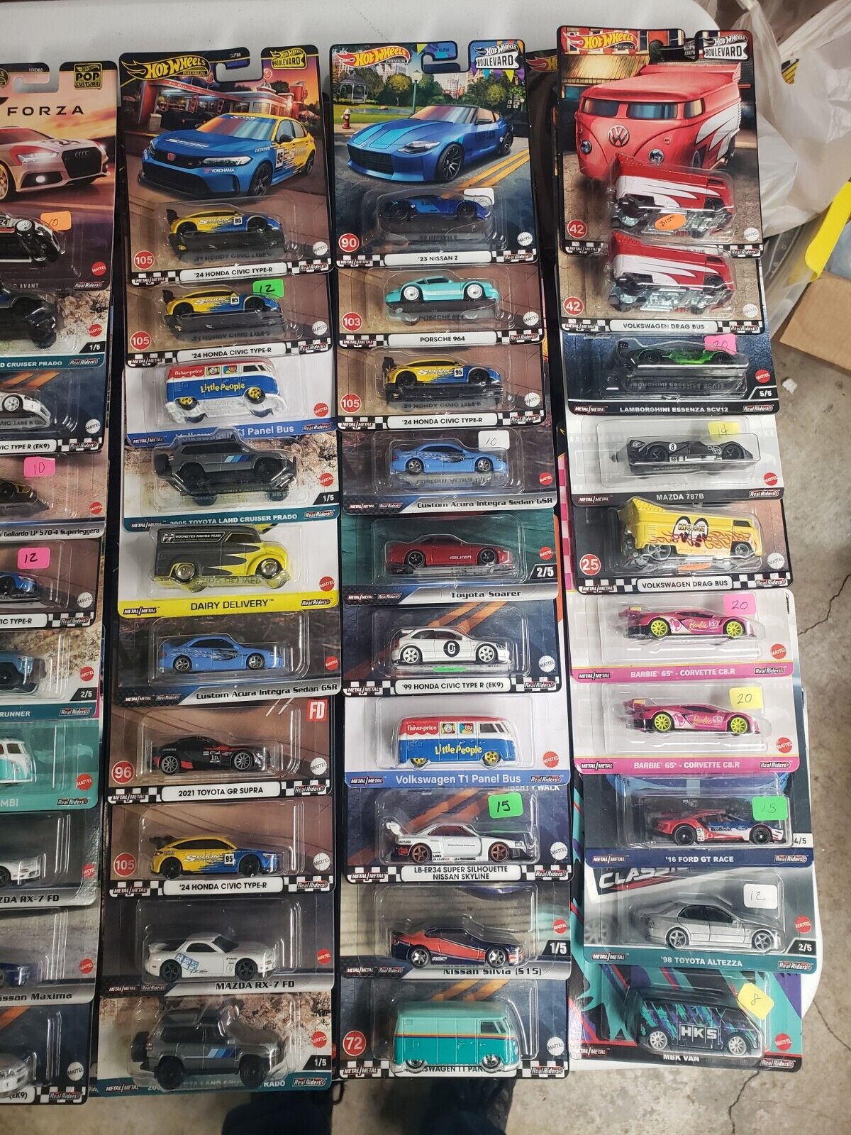 Hot Wheels New Premiums Lot of 235