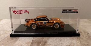 NIB Rare Hot Wheels 2016 Toy Fair Porsche 934 Turbo RSR Gold Limited Edition New