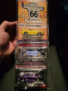 Hot Wheels Nissan Skyline GT-R BNR34 33rd Convention RLC Blue Membership Purple