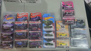 hot wheels ultimate lot nissan (×18) convention rlc super treasure hunt pink
