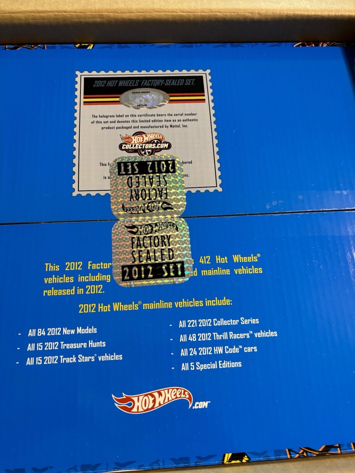 Hot Wheels RLC Exclusive 2012 Mainline Factory Sealed Set/ ULTRA RARE/ 1 in 500