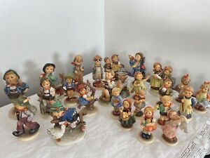 Collection of 25- Vintage Goebel Germany Hummels various sizes Please Read