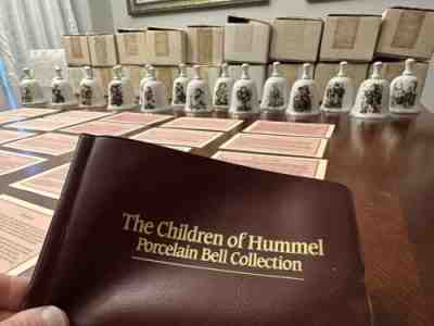 Set of 18 MJ Hummel Bells 1988 w/ Paperwork in original boxes NOS New old Stock