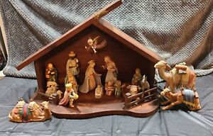 18 Piece 1951 + Hummel Goebel Christmas Nativity Figurine Set (no manger)
