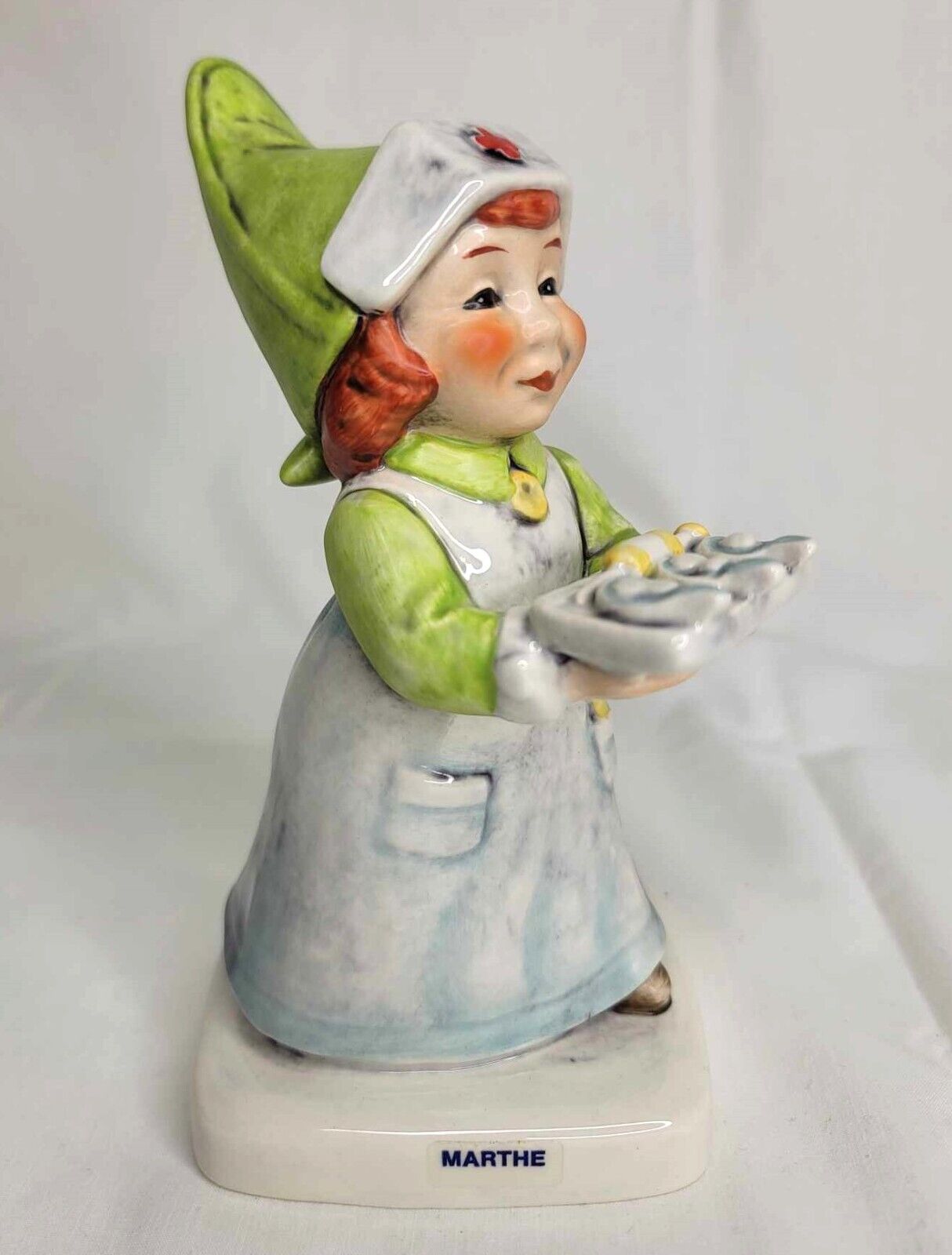 Vintage Goebel 6.75" Co-Boy Gnome MARTHE the Nurse #17553 16 ~ 1982 Signed RARE
