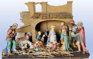 Goebel Hummel Christmas Nativity Set 15 LARGE Pieces Excellent Condition