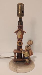 Extremely Rare Goebel Hummel Shrine 100 Lamp 7.5