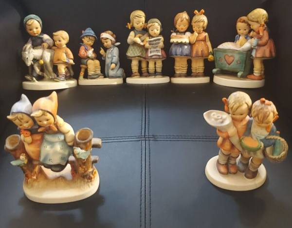 (7) Goebel Hummel Multi-Child Figurine Lot 179 334 176 0 333 376 52 0 336 AE
