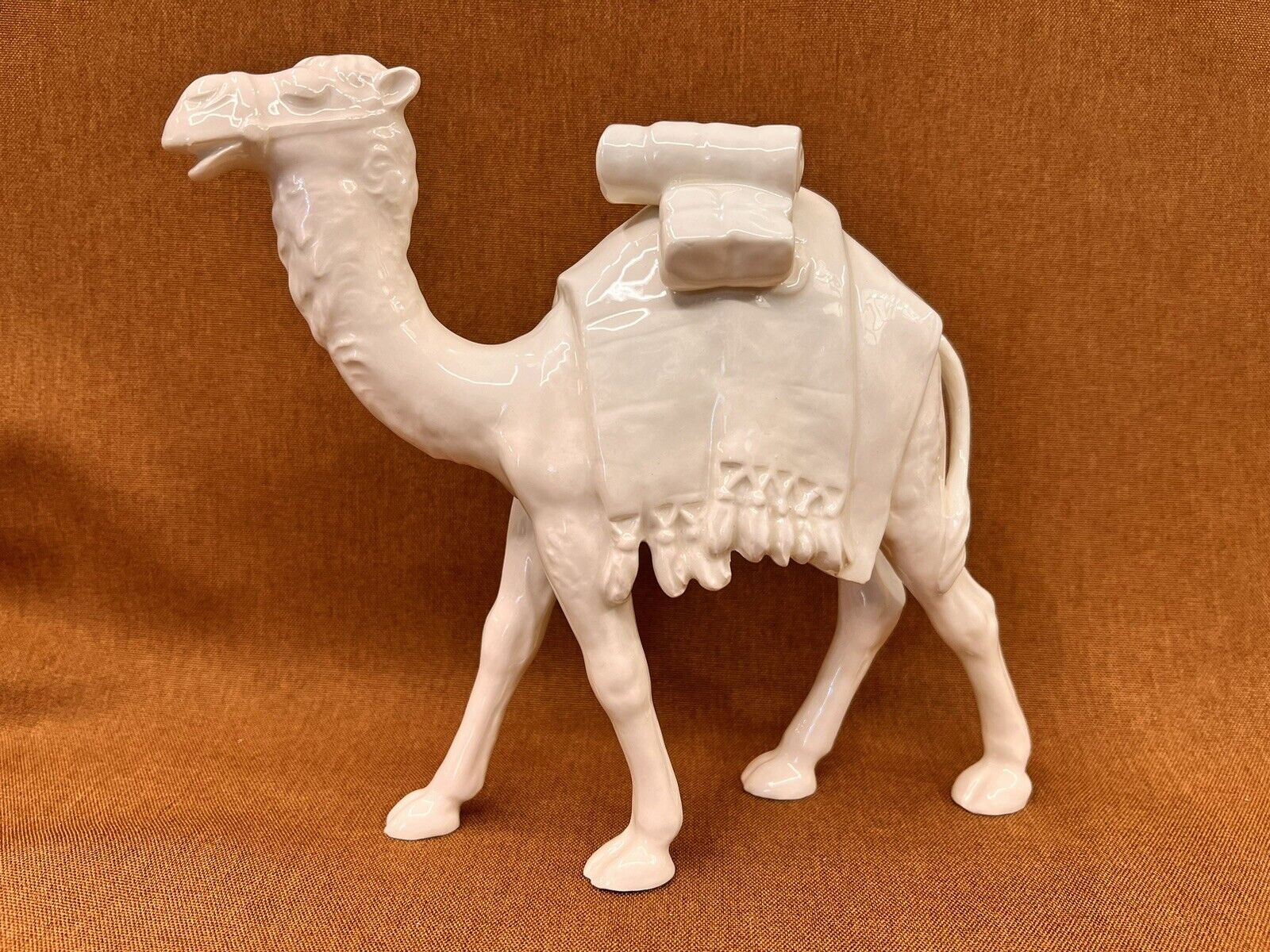 RARE Vintage HUMMEL Walking WHITE Camel Nativity GOEBEL Christmas W. Germany