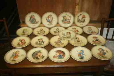 20 Goebel M.J. Hummel Annual Collector Plates - 1974 to 1994 (except 1977) 