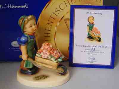 Hummel 2011 Little Landscaper - Caribbean Collection. Hibiscus flowers. TM-8