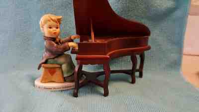 ??? Hummel #2257 Little Concerto w/ special European base $ wooden piano Mozart