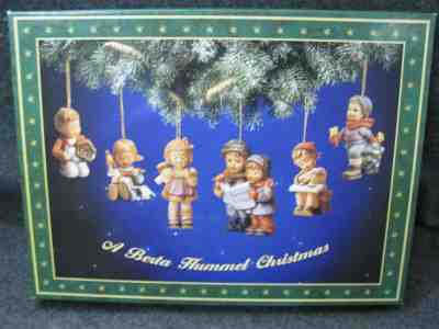 58 Goebel Berta Hummel Christmas Ornaments Most w/ COA's & Storage Box (A)