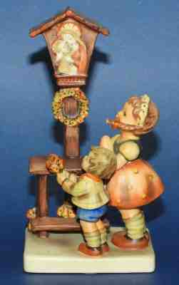 Hummel * Adoration 23/I * TMK-3 * Christian Boy Girl Prayer to Jesus * Madonna