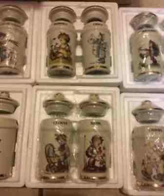 DANBURY MINT MJ HUMMEL SPICE JAR SET COMPLETE SET 24 pc