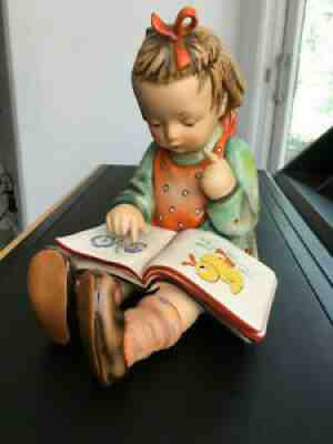 EX Large Bookworm GOEBEL M.I. HUMMEL PORCELAIN FIGURINE 3/III