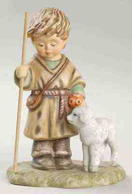 Goebel BERTA HUMMEL NATIVITY FIGURINE Shepherd Boy Standing 9115240