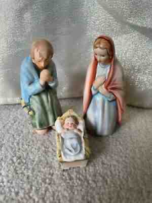 Hummel Goebel Nativity Mary Shepherd & Baby Jesus Figurines HX 46 557 46559-03