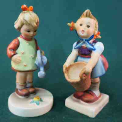 Antique Hummel Figurine 74, TMK 2, 'litter Gardener', Rare Full