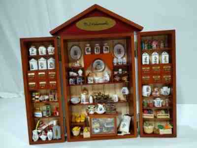 Reutter porcelain miniature Hummel General Store dollhouse Display, Very Rare!