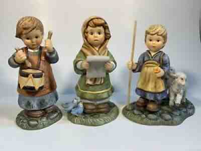 VINTAGE Hummel Nativity 33526 Come All Ye Faithful Joy to the World Drummer Boy