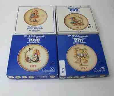 Vintage Hummel Annual Plate 21 pc Collection 1971-1991 In Boxes Excellent Cond