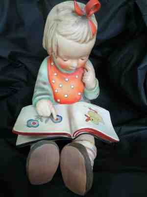 Hummel figurine #3, Bookworm, Large size 9 1/2