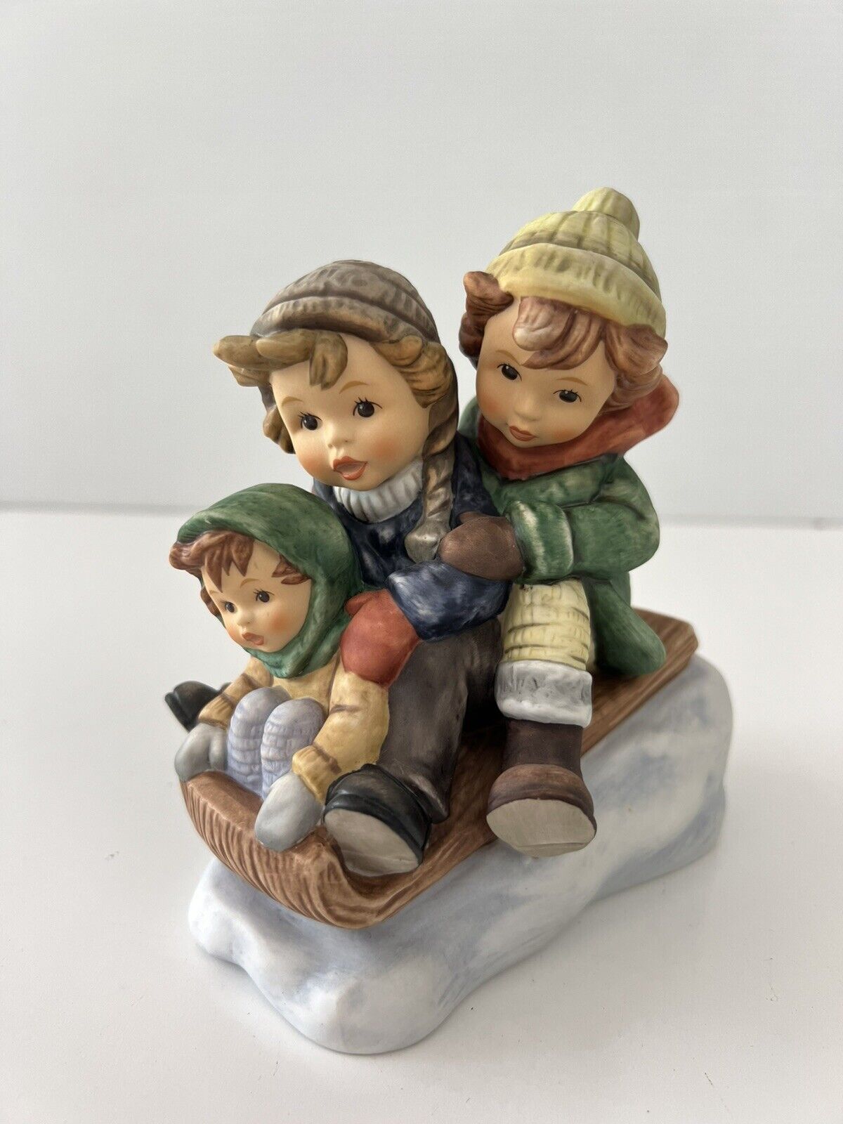 GOEBEL BERTA HUMMEL "DOWNHILL DASH" FIGURINE STUDIO HUMMEL W/BOX BH238