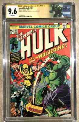 Incredible Hulk 181 CGC 9.6 SS Stan Lee, Herb Trimpe 1150809010 WHITE Pages 1974